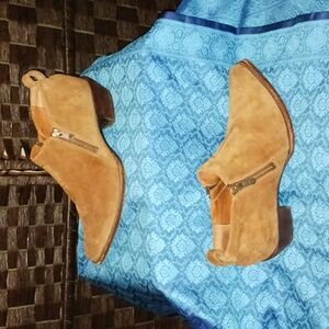 Frye Tan Ankle Boots
